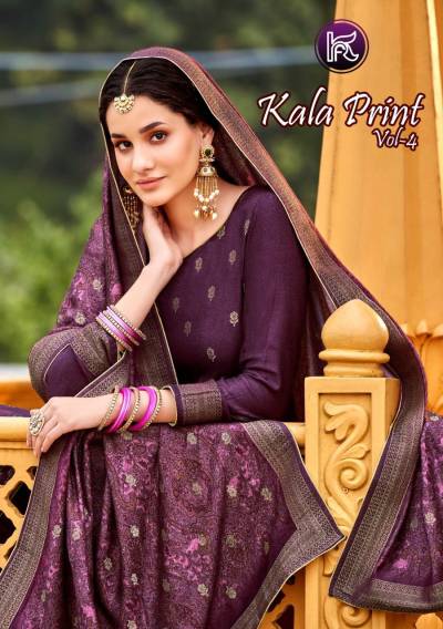 Kala Print Vol 4 Designer Pashmina Winter Salwar Kameez Collection